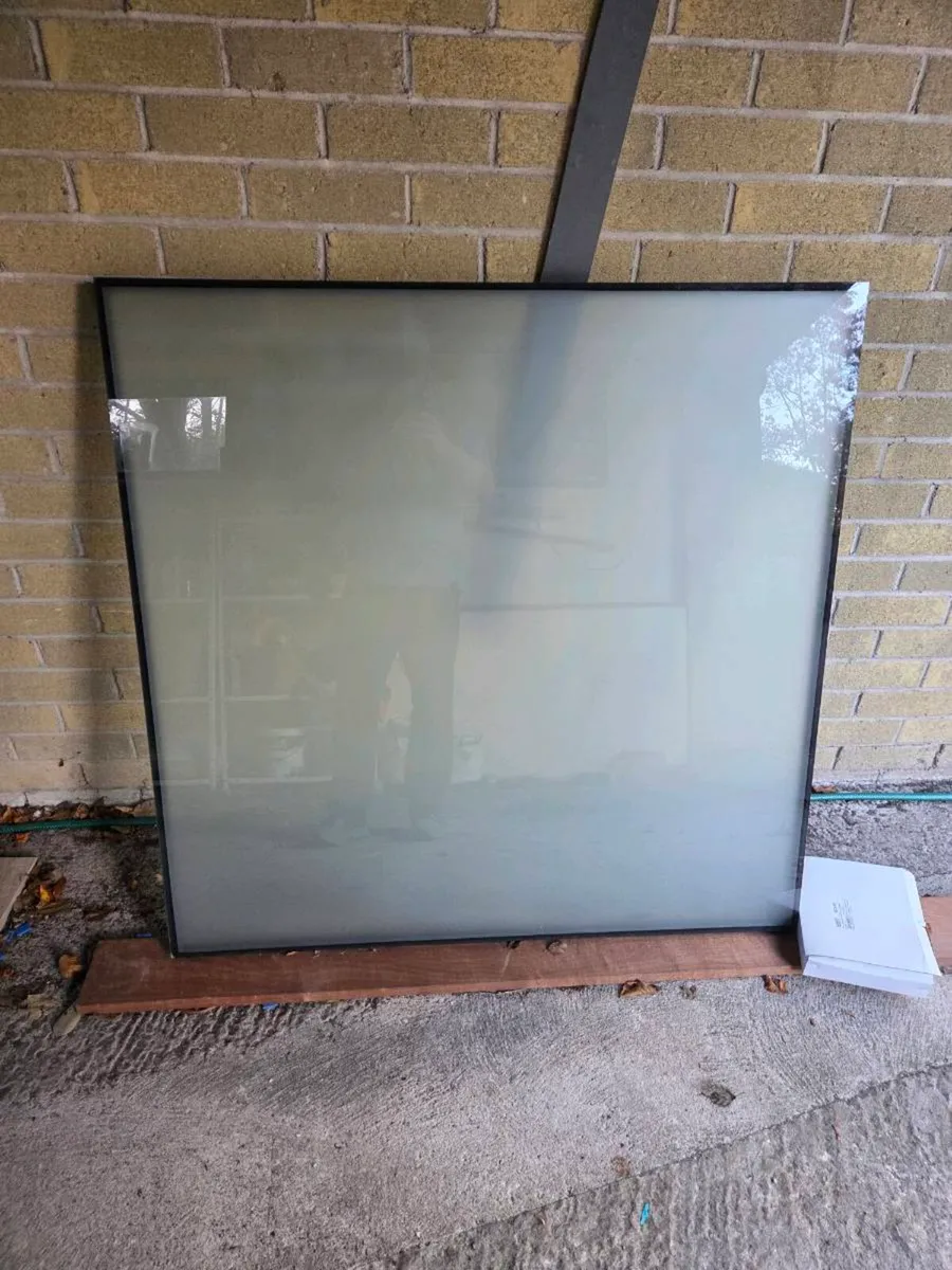 2no. Frosted triple glazed panes - Image 1