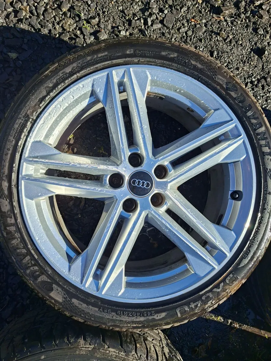 19" Genuine Audi S Line Alloys with tyres - Image 2