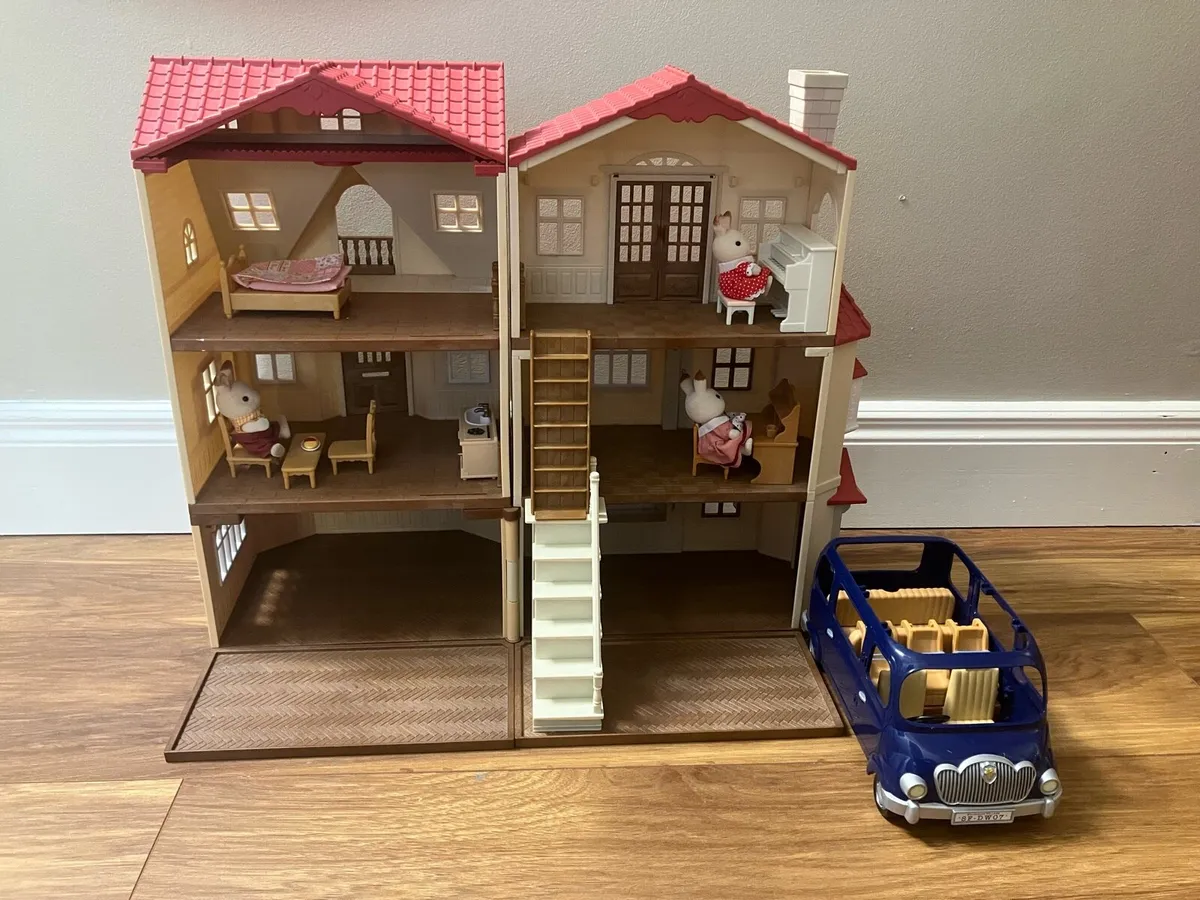 Sylvanian Families Red Roof Mansion House - Image 2