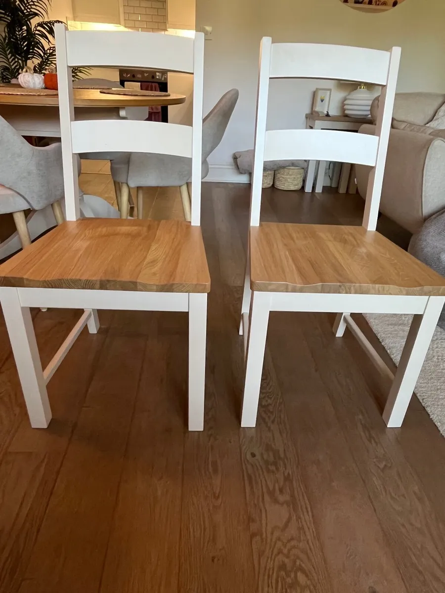 X2 Laura Ashely dining chairs - Image 1