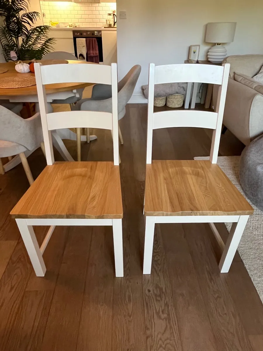 X2 Laura Ashely dining chairs - Image 2