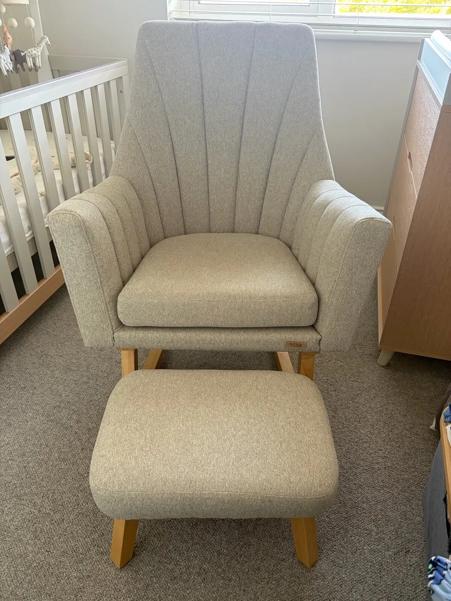 Tutti Bambini Jonah Rocking Chair and Footstool - Image 1