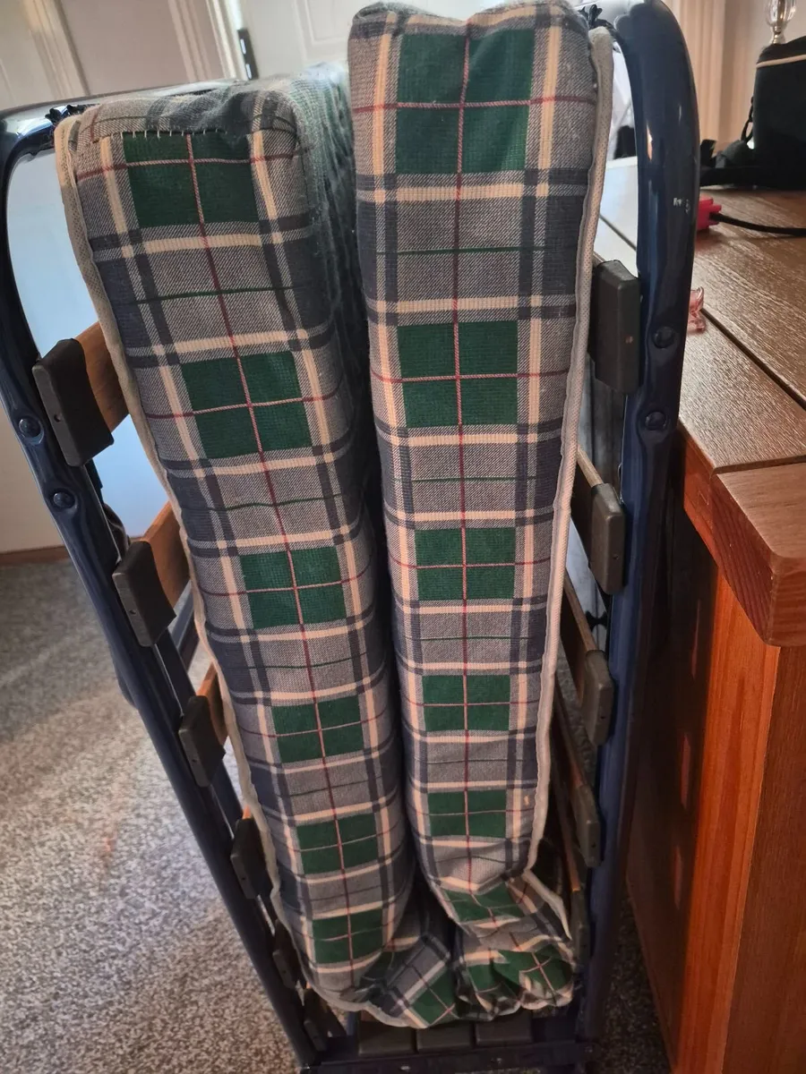 Folding guest bed and mattress - Image 1