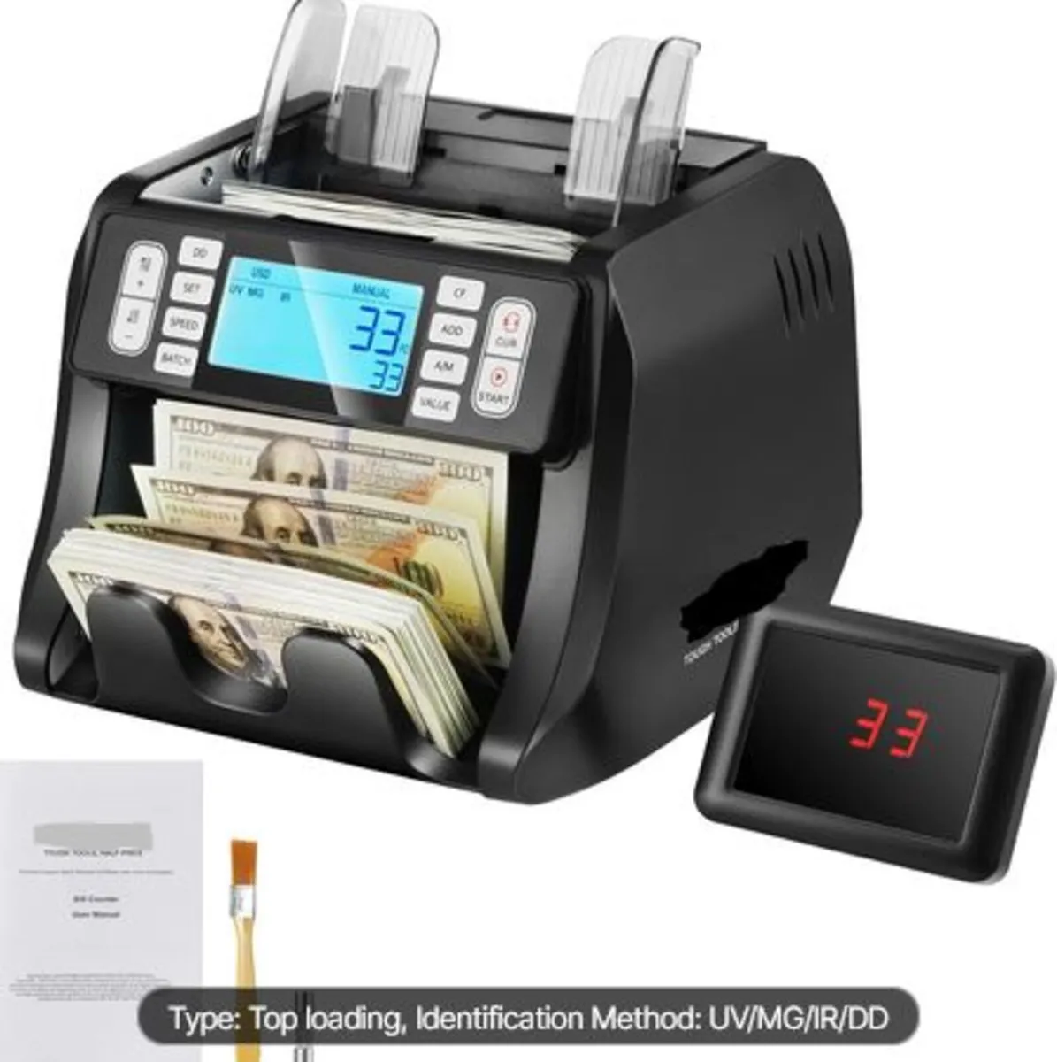 Money Counter Machine, Bill Counter with UV, MG, - Image 1