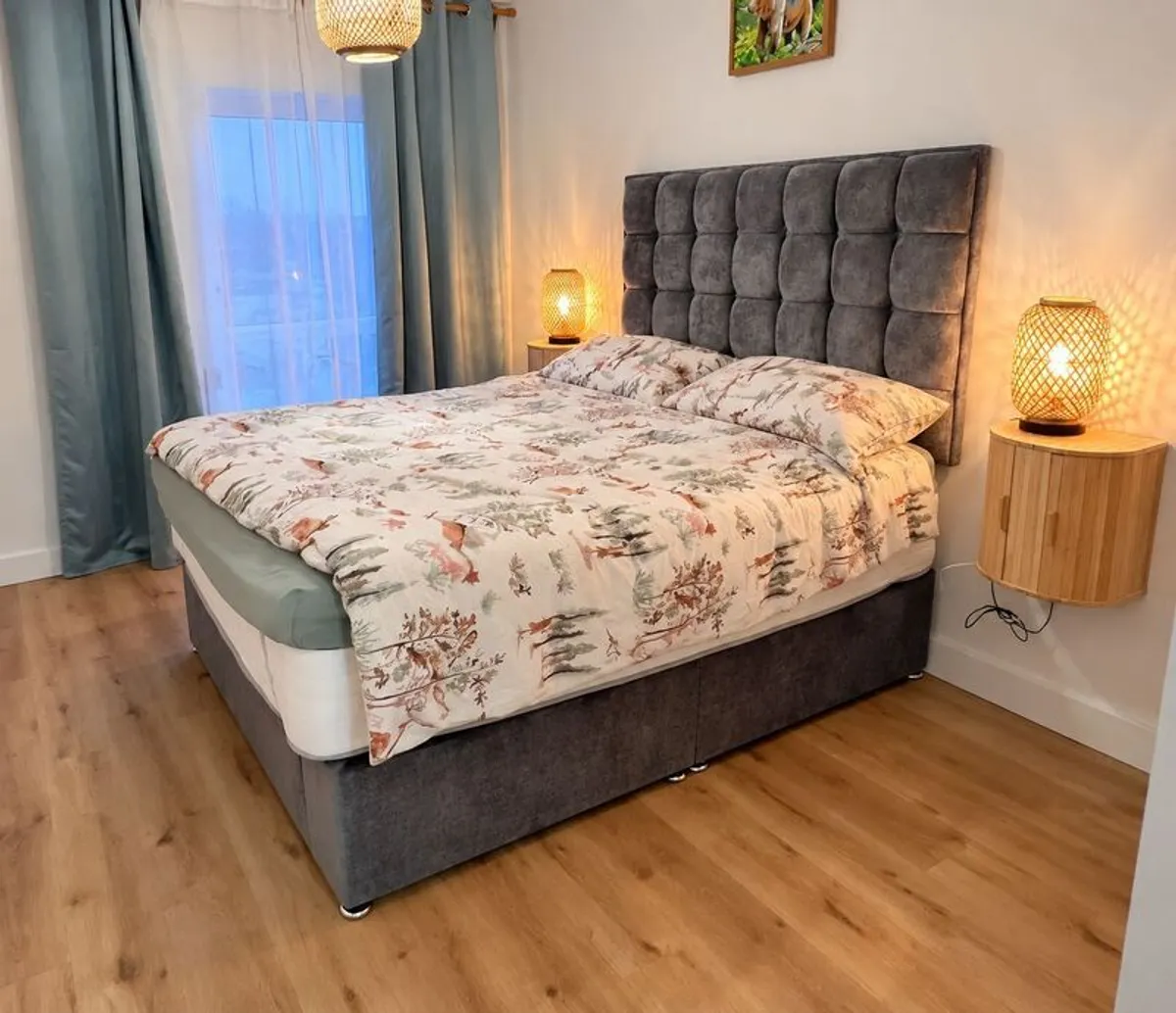 Ottoman King Size Divan Bed with Storage + Mattress, Paid 1,500 EUR, Excellent Condition - Image 1