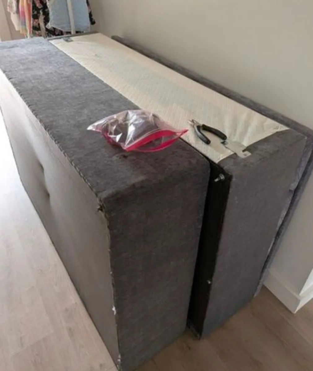 Ottoman King Size Divan Bed with Storage + Mattress, Paid 1,500 EUR, Excellent Condition - Image 2