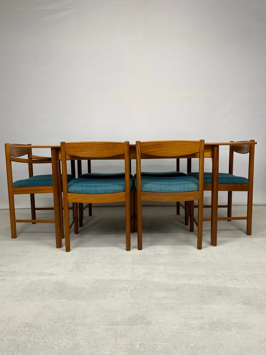 Mid Century McIntosh Table & Chairs - Image 2