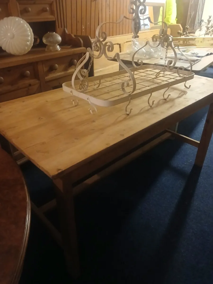 old cottage pine table - Image 1