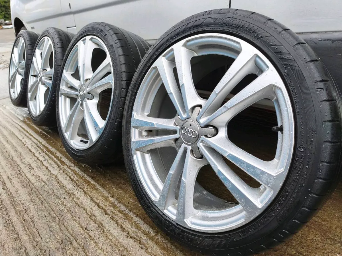 18" Audi A3  alloys on Yokohama Advan tyres - Image 1