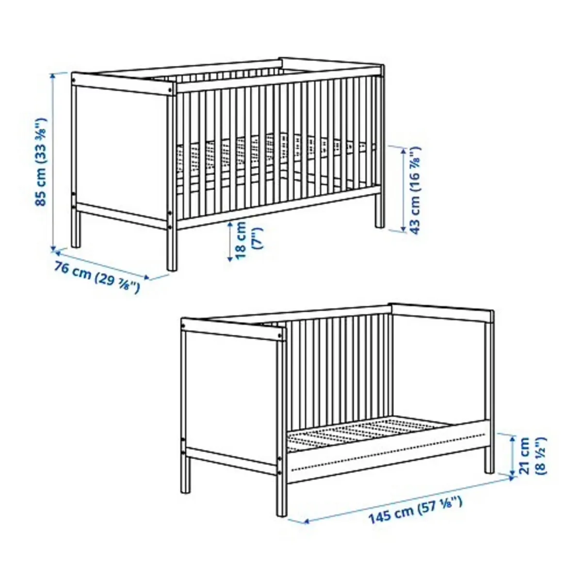 IKEA Sundvik Cot - Image 3