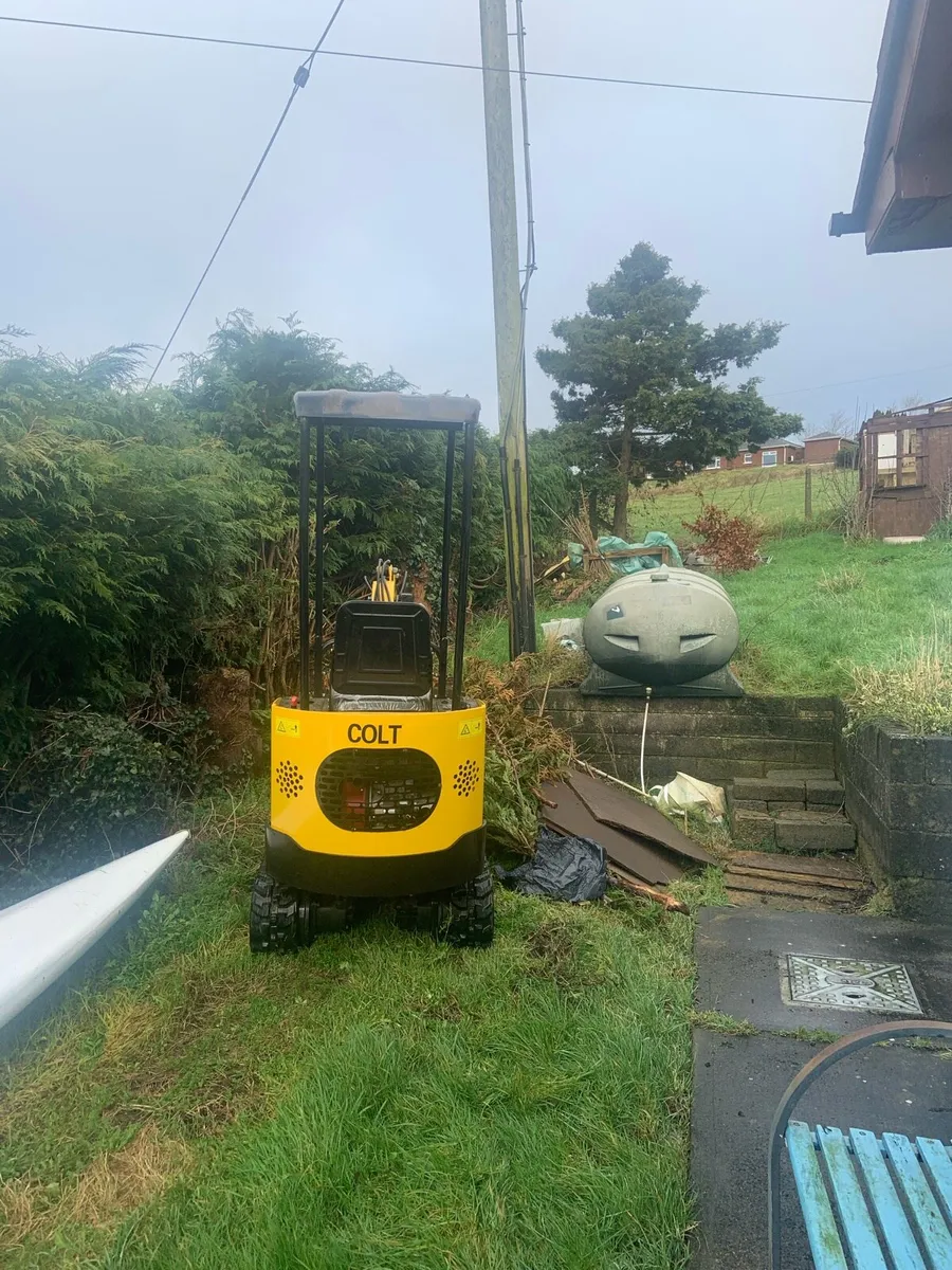 1 ton Colt mini digger - Image 2