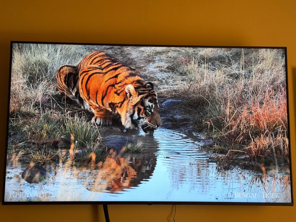 2024 LG 75 inch smart tv 4k ultra hd like new - Image 1