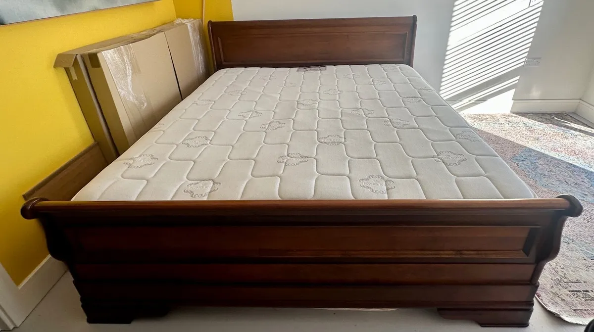 louis philip super king sleigh bed - Image 2