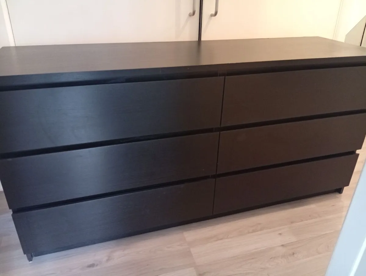 Malm Quality Roomy 6 drawers chest of drawers - Image 1