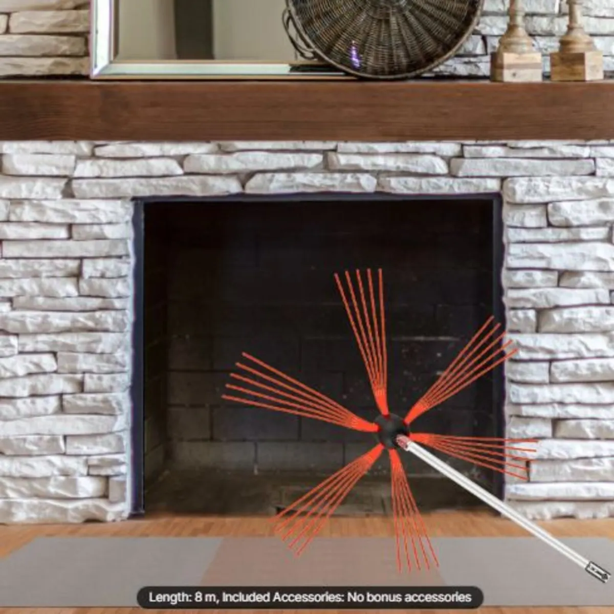 Flexible Chimney Cleaning Rods, 8 m Chimney Sweep - Image 3
