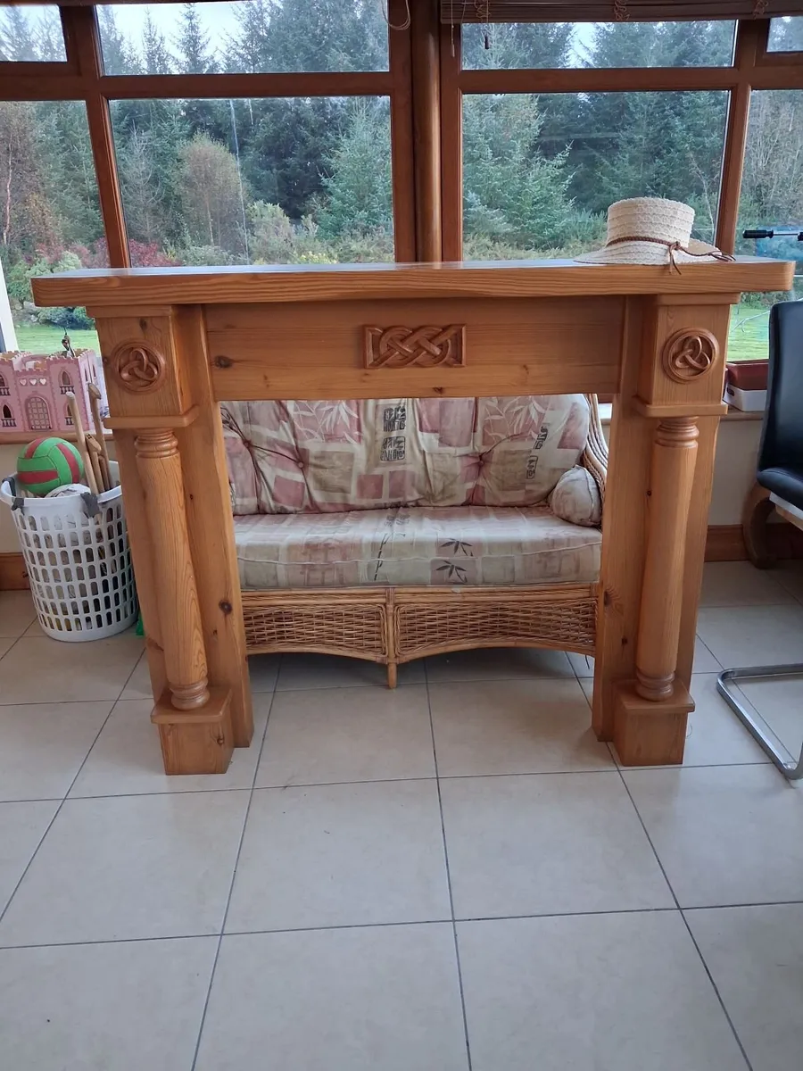 Wooden Mantle surround - Image 1