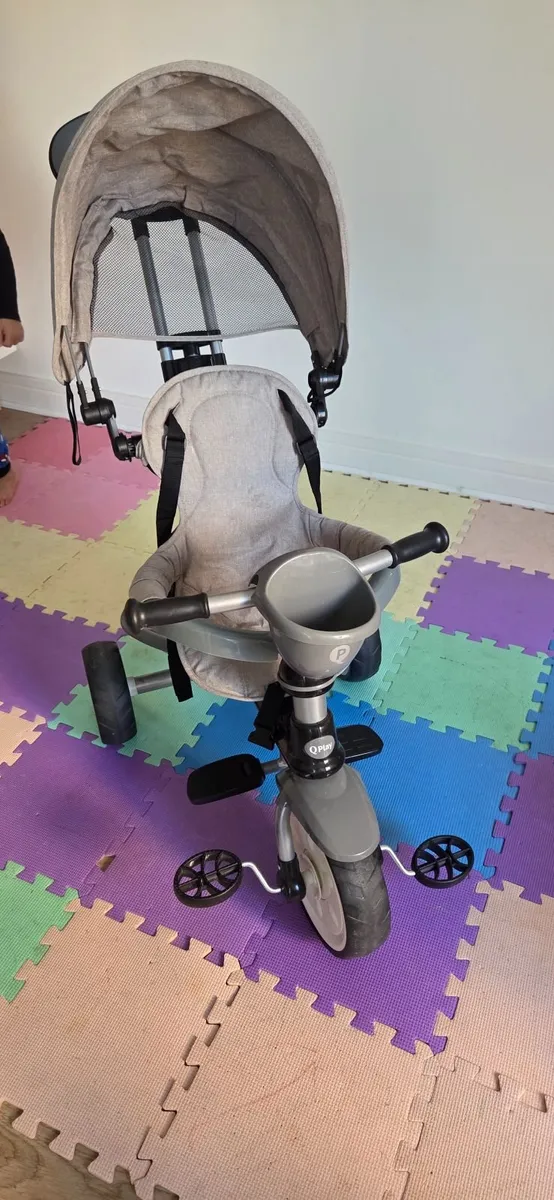 QPlay Kids Tricycle with Parent Handle – €40  QPla - Image 1