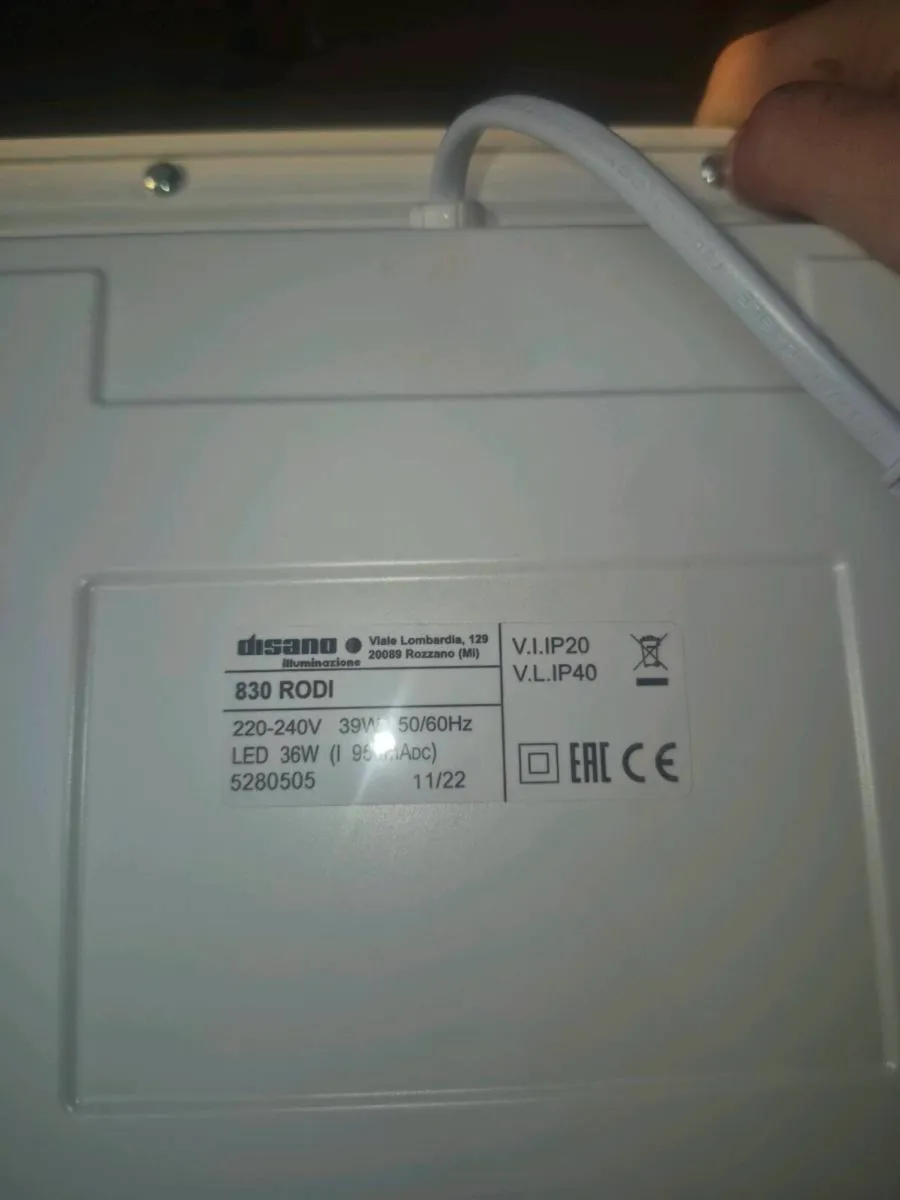 25 square LED ceiling panel light - Image 3