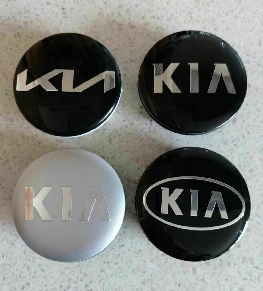KIA CENTRE CAPS - FREE POST