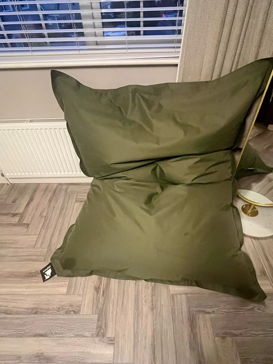 Elephant Bean Bag Khaki Green - Image 2