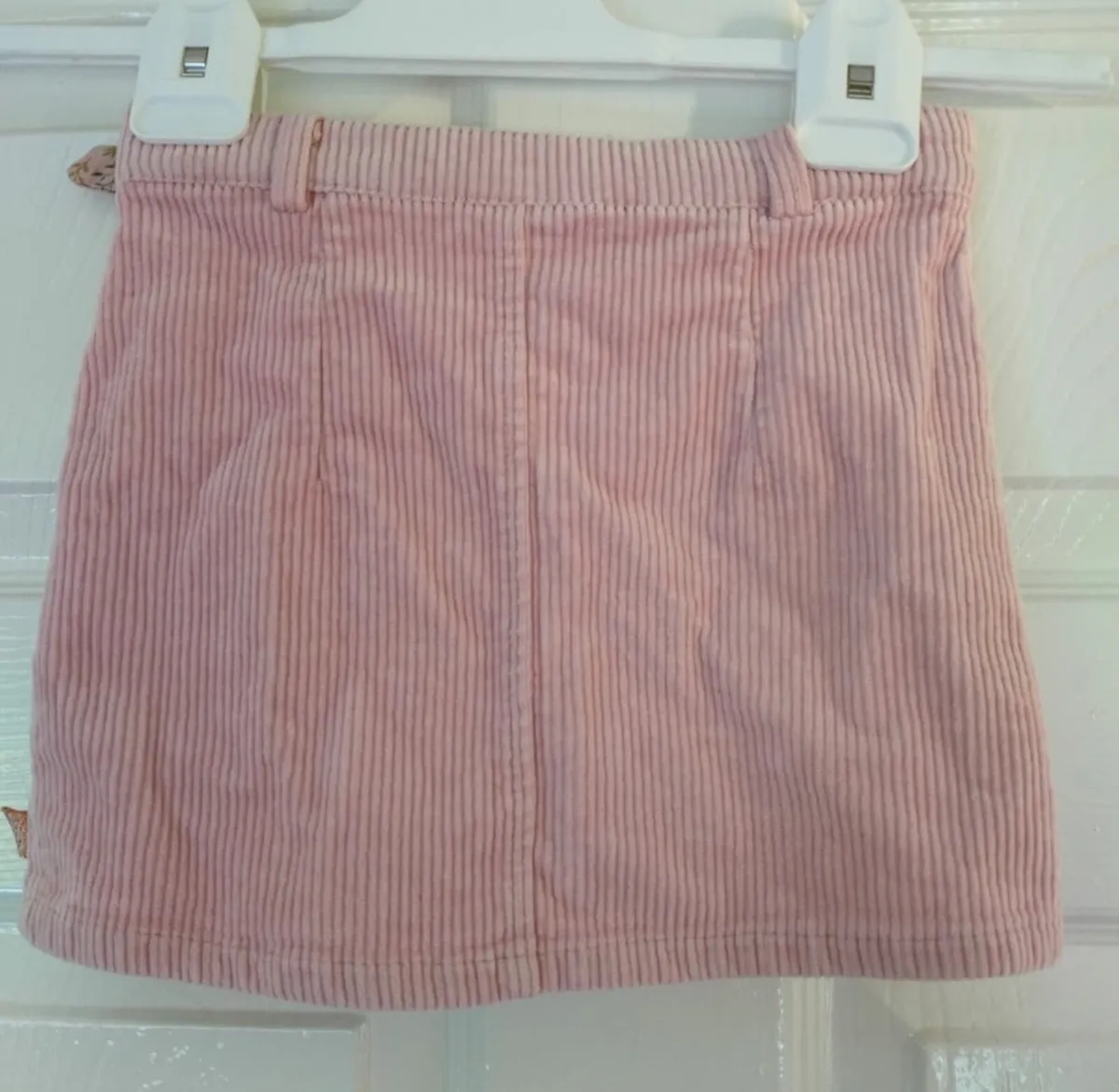 Girls Rose Pink Sergent Major Skirt - Image 2