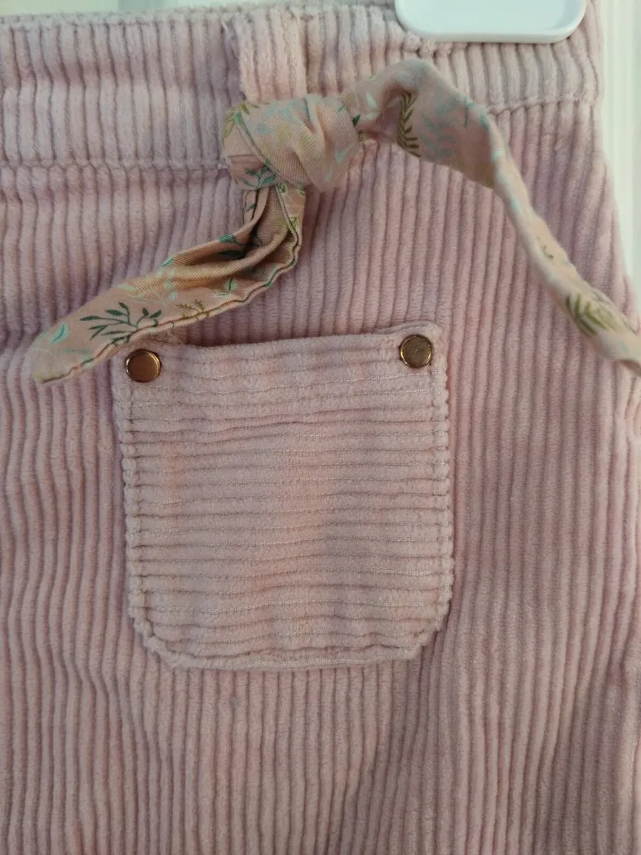 Girls Rose Pink Sergent Major Skirt - Image 3