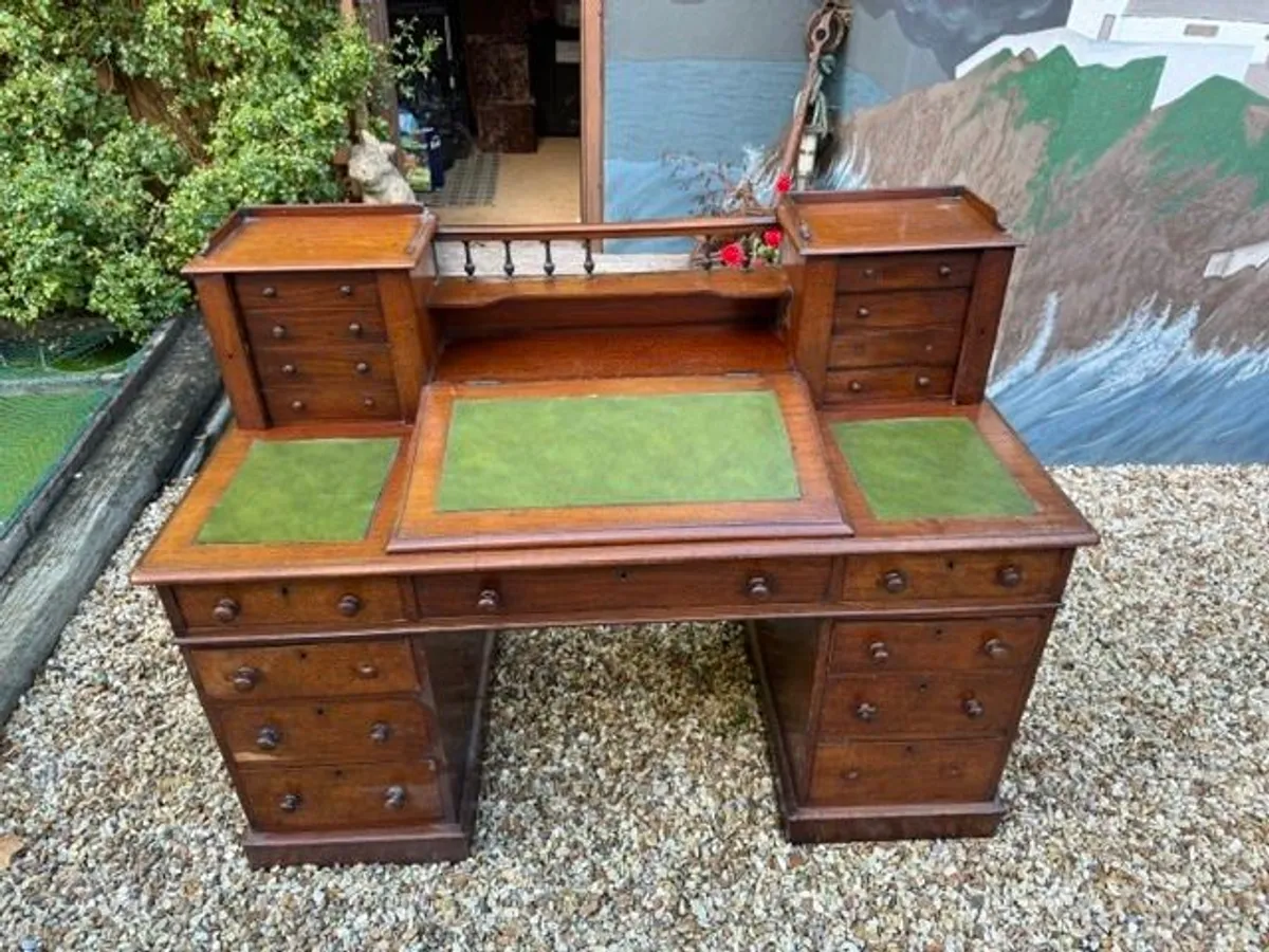 Vintage Writing Desk - Image 4
