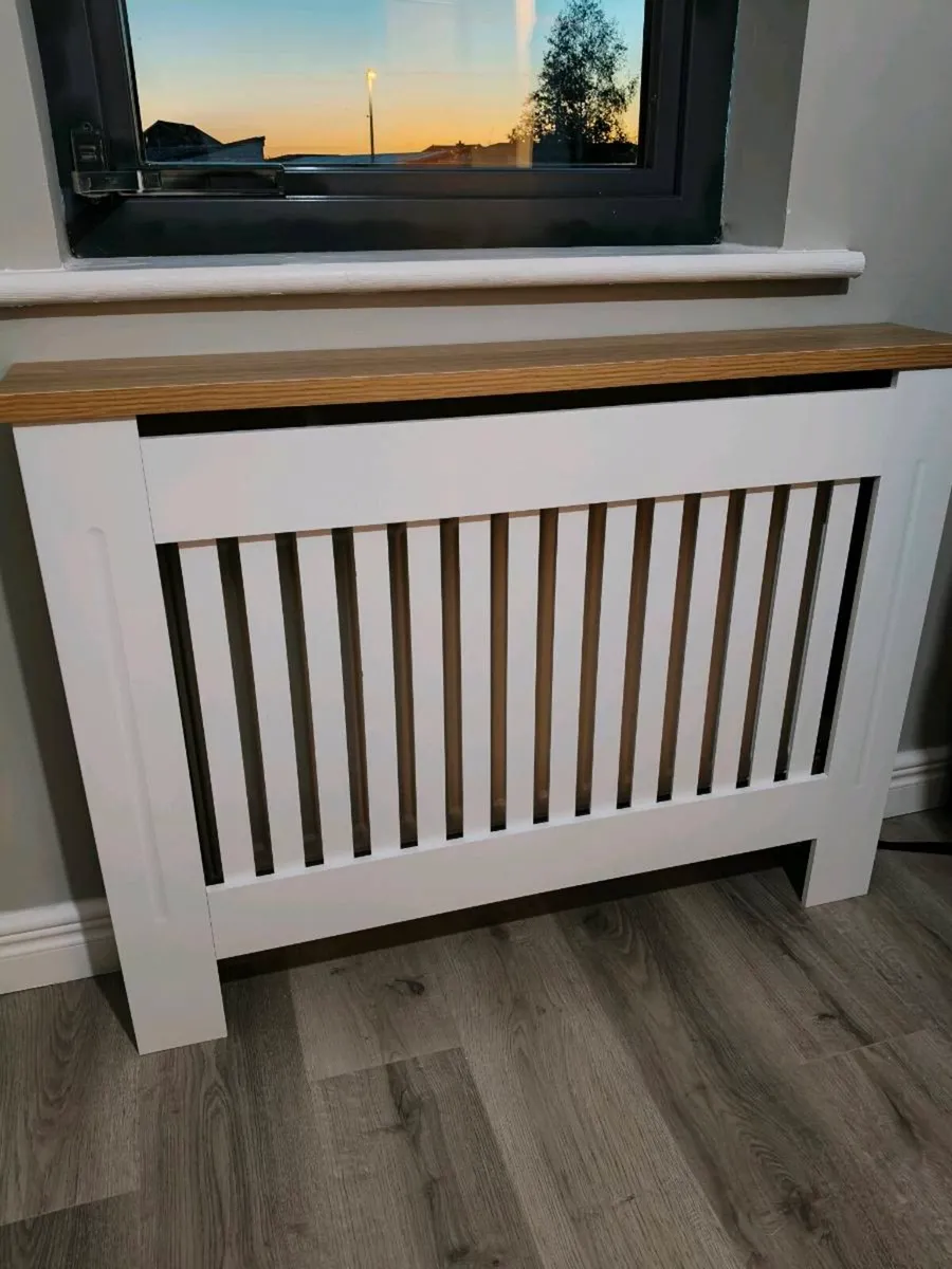 Brand new radiator cover - White & Oak - Image 1