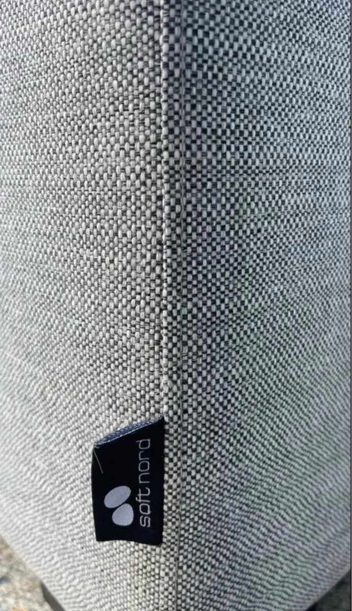 Grey L shaped  softnord corner sofa - Image 3