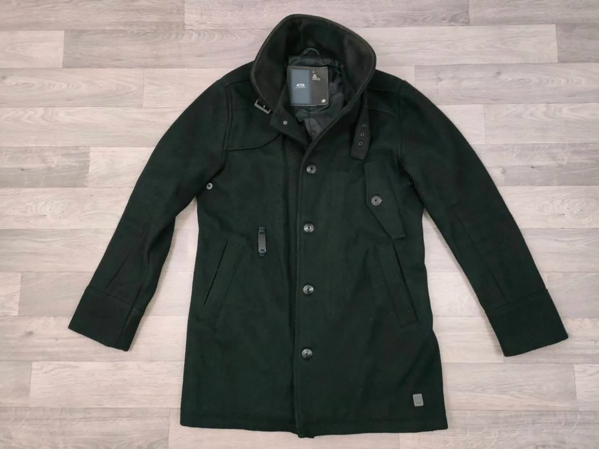 G-Star Raw Wool Blend Coat Jacket Mens M/L - Image 1