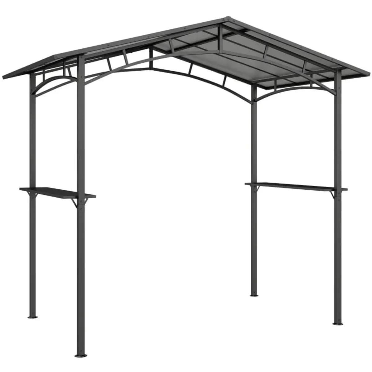 8ft x 5ft Outdoor BBQ Gazebo Tent with Protective - Image 1