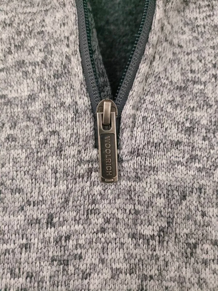 Woolrich Half Zip Fleece Jumper Mens L/XL - Image 3