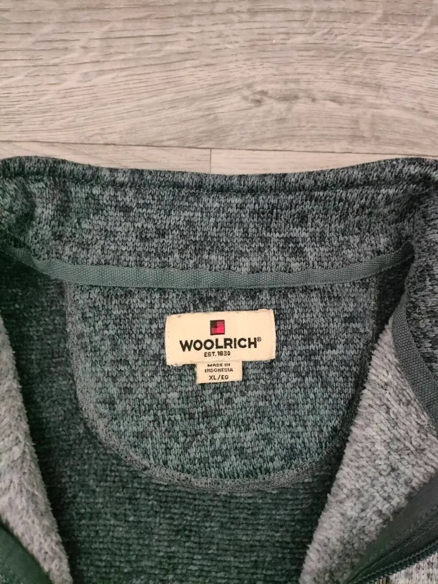 Woolrich Half Zip Fleece Jumper Mens L/XL - Image 4