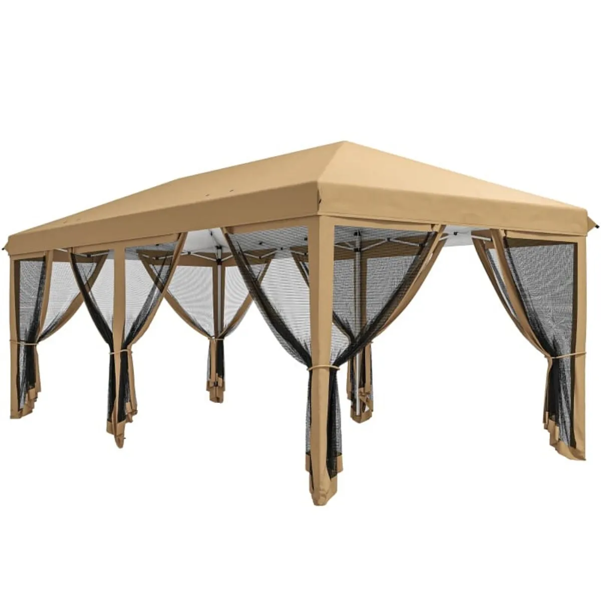 6 x 3m Pop Up Canopy Tent with Netting, Heavy Duty - Image 1