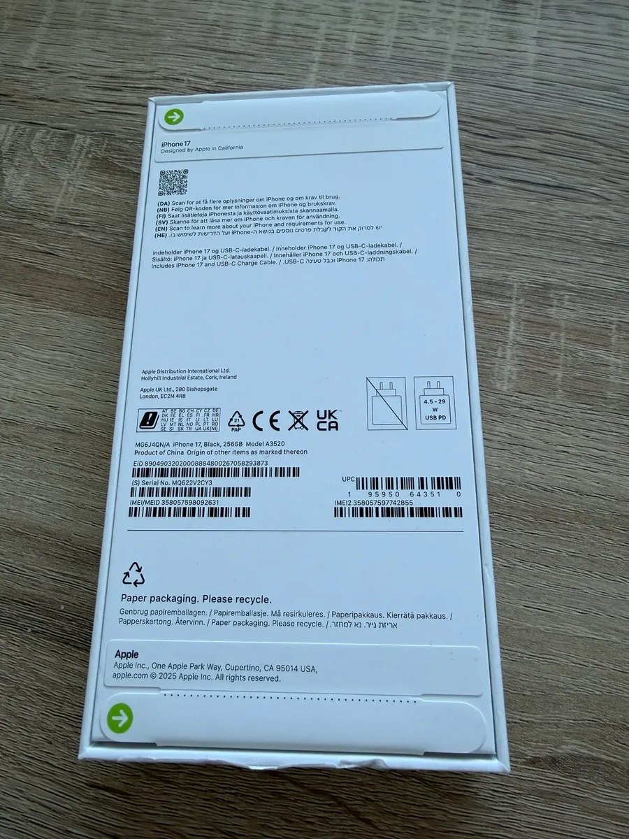 New & Sealed IPhone 17 Black 256gb Unlocked - Image 3