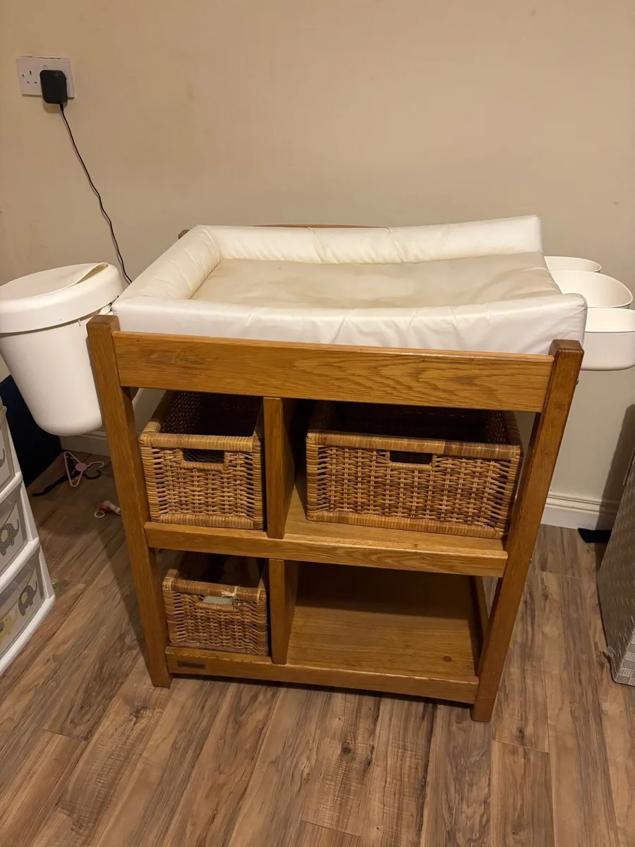 Mamas & Papas Wooden changing unit - Image 4