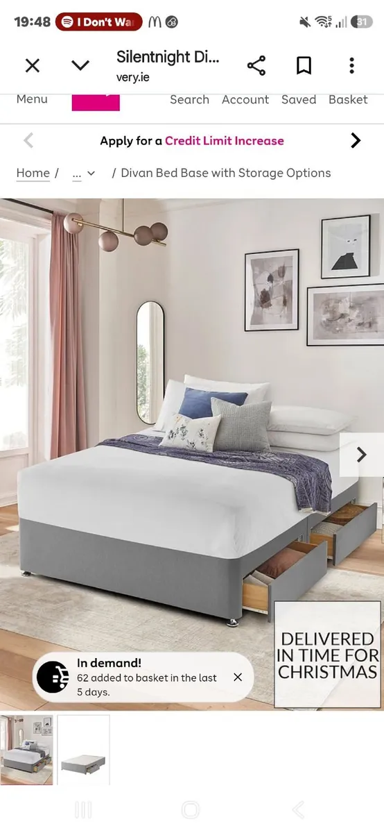 King Bed frame - Image 1