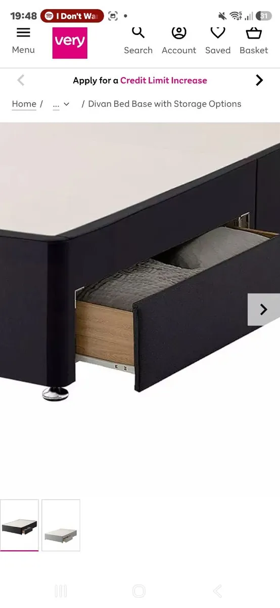 King Bed frame - Image 2