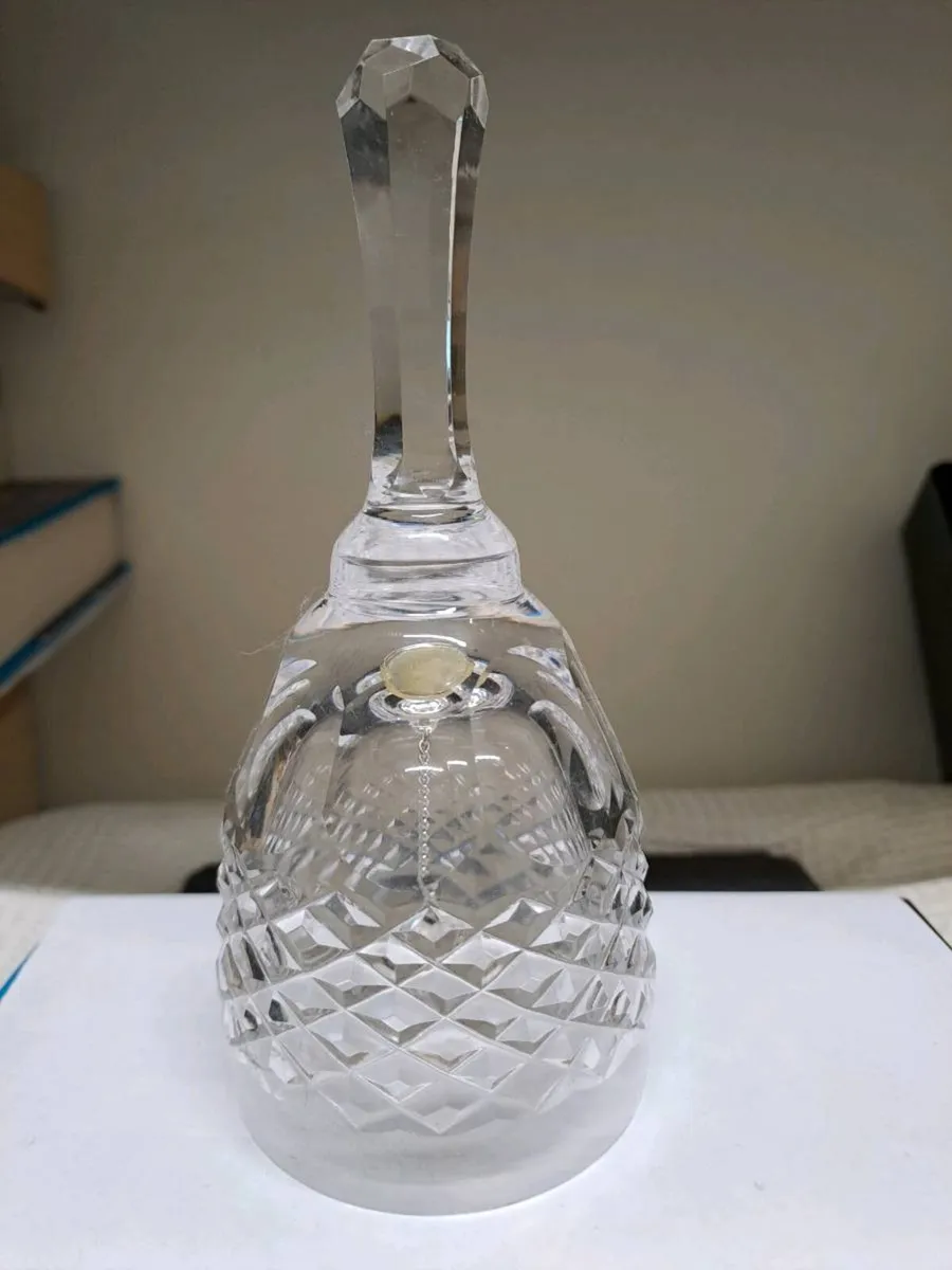 Vintage Tyrone Crystal Cut Glass Bell - Image 1