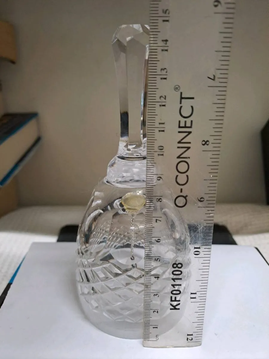 Vintage Tyrone Crystal Cut Glass Bell - Image 2