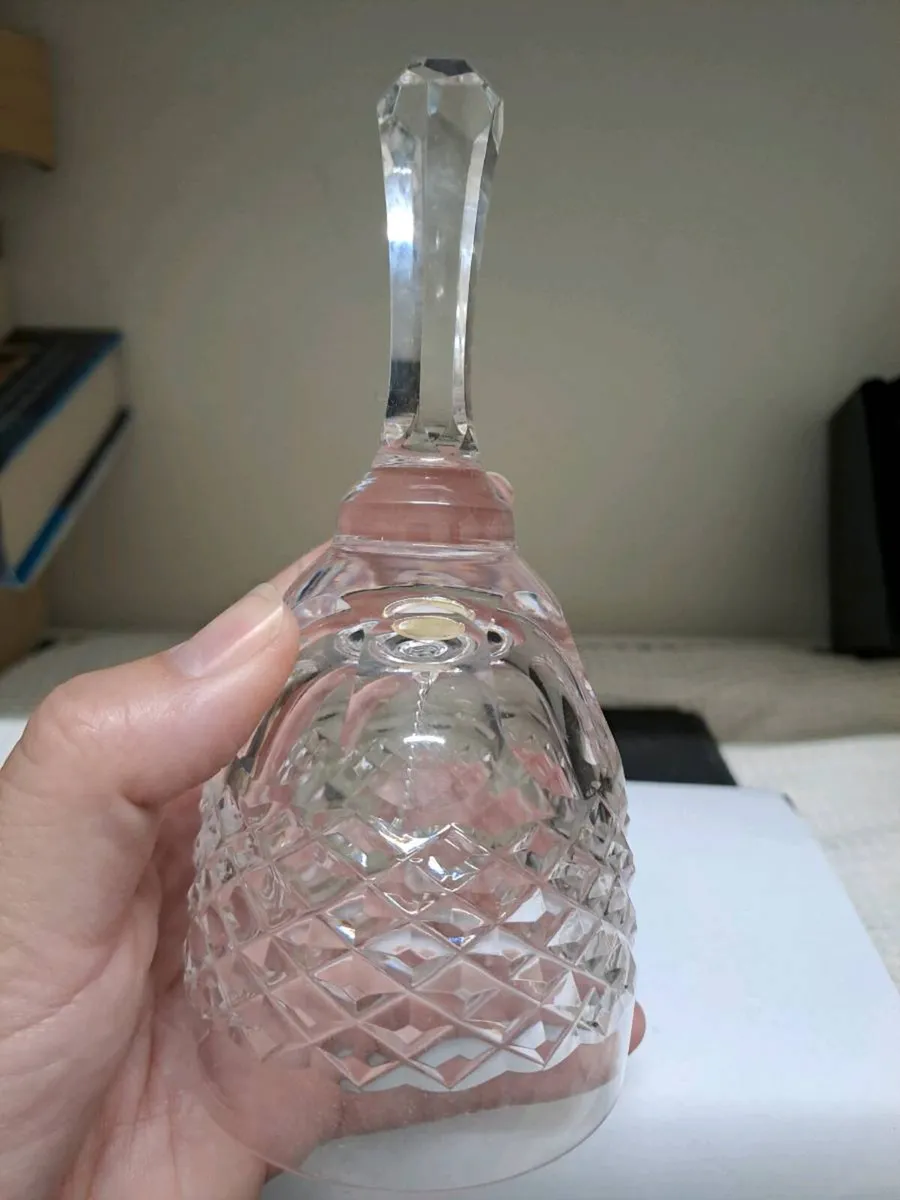Vintage Tyrone Crystal Cut Glass Bell - Image 4