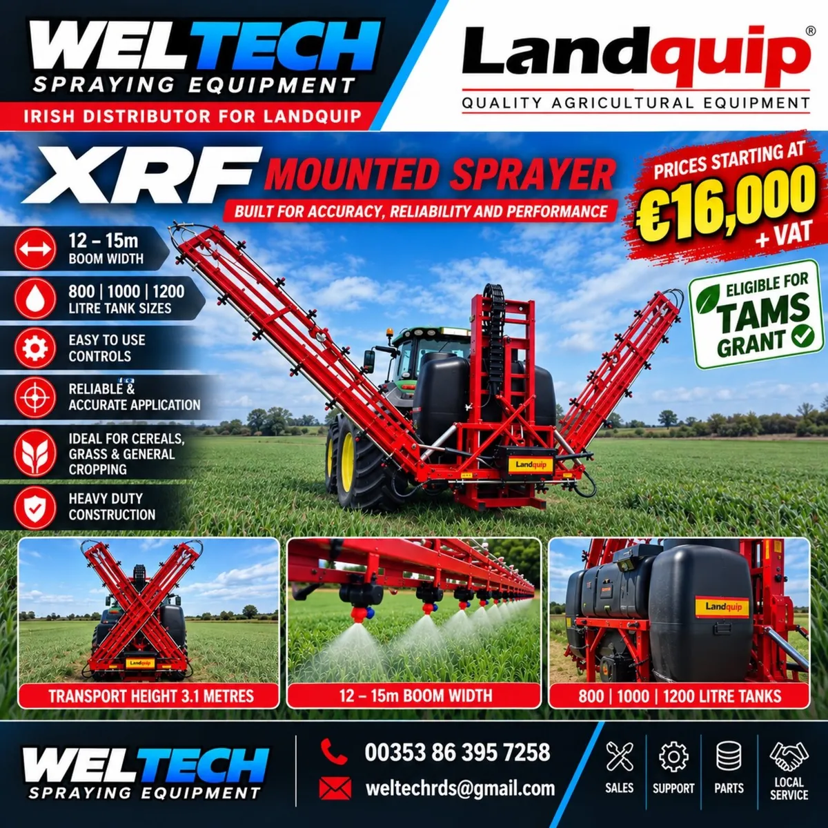 Landquip mounted sprayer