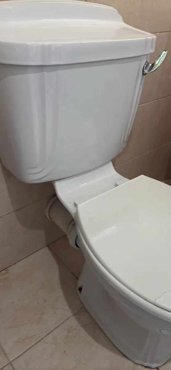Toilet and sink with pedestal - Image 3