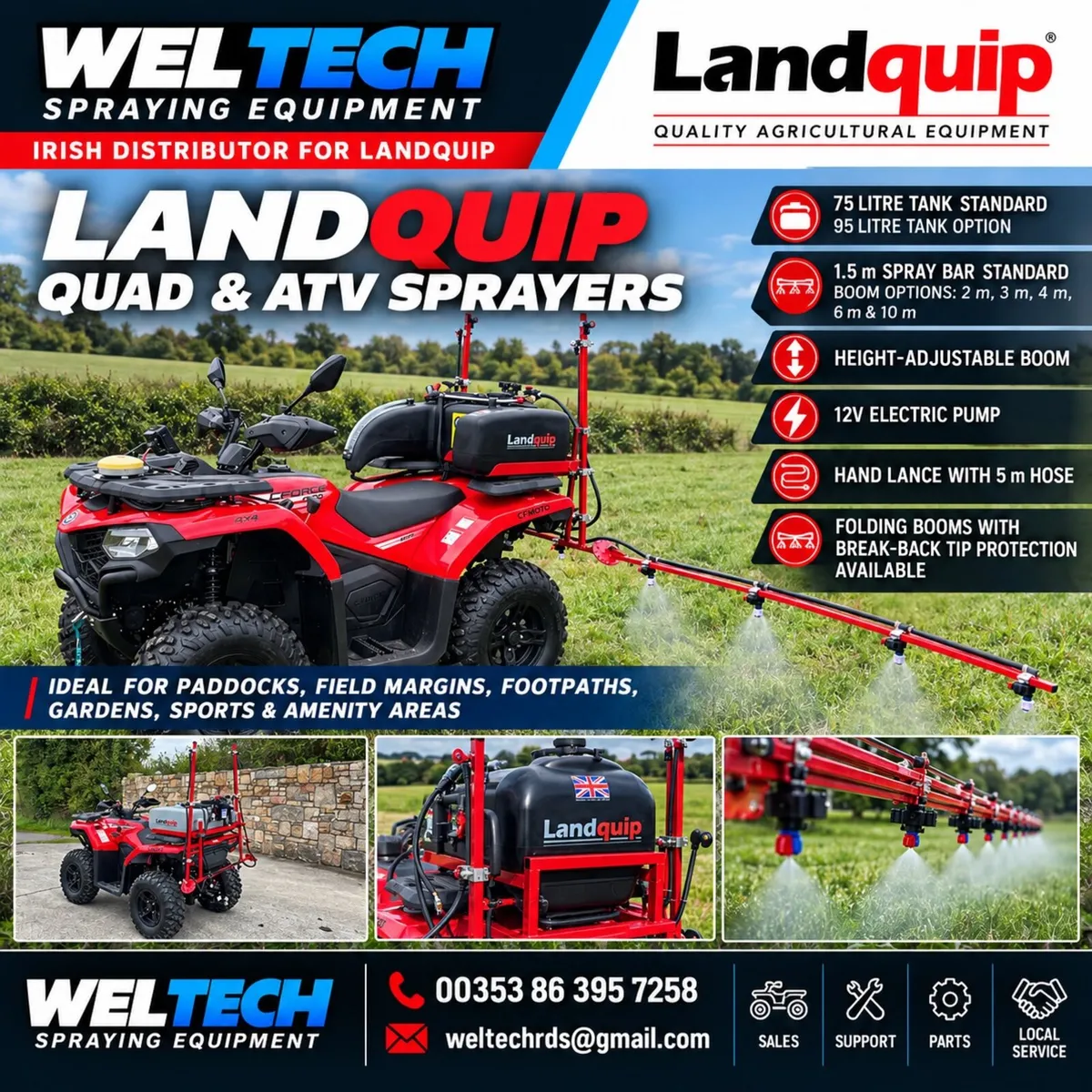 Quad sprayer