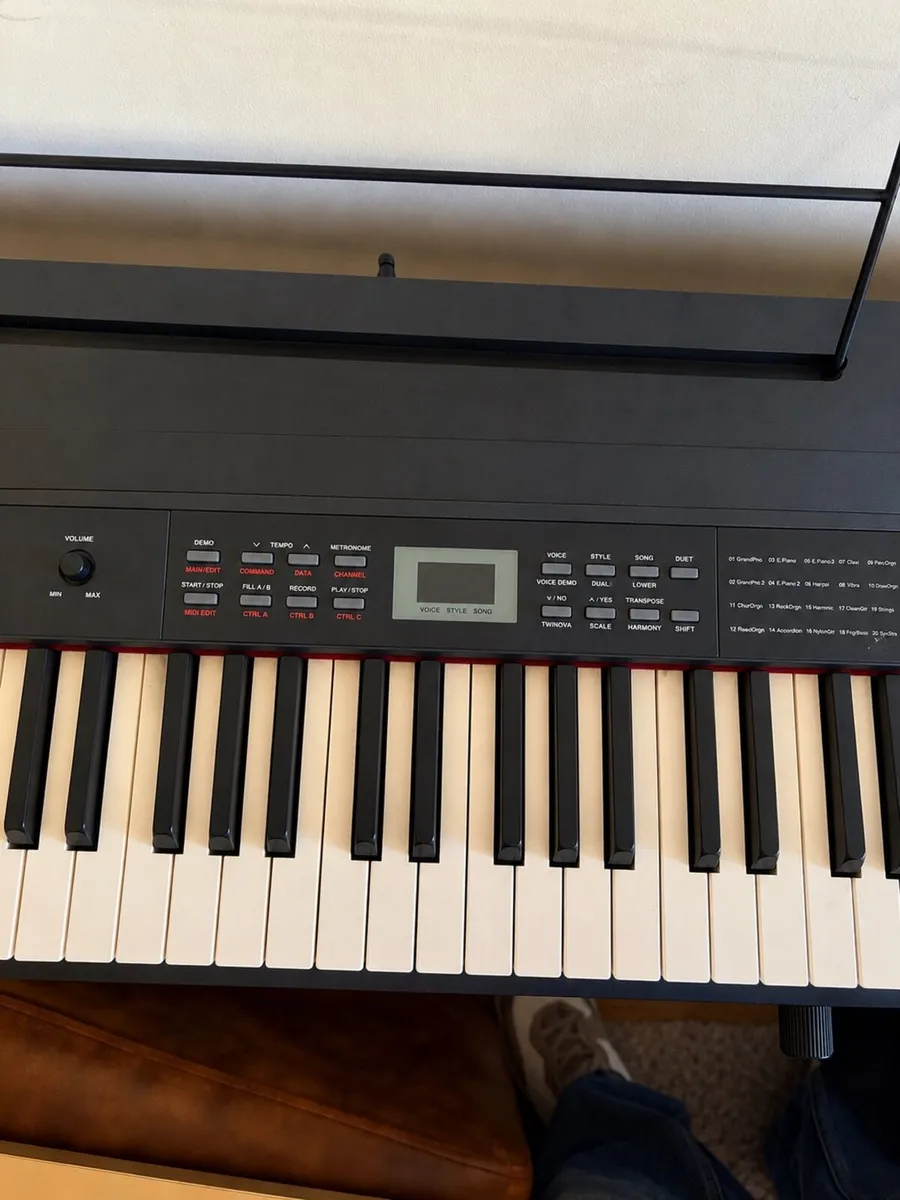 Piano Keyboard + Pedal + Stand (worth €350 new) - Image 3