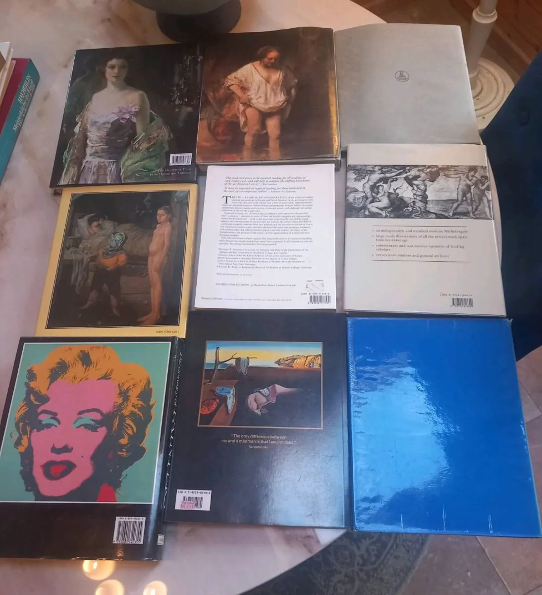9 books on art, 7 hardback, D18, great condition - Image 2