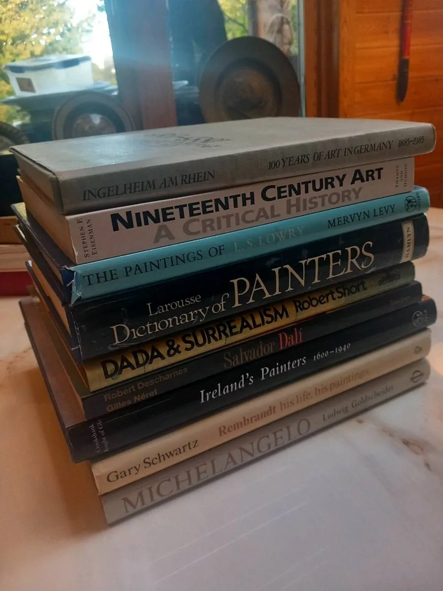 9 books on art, 7 hardback, D18, great condition - Image 4