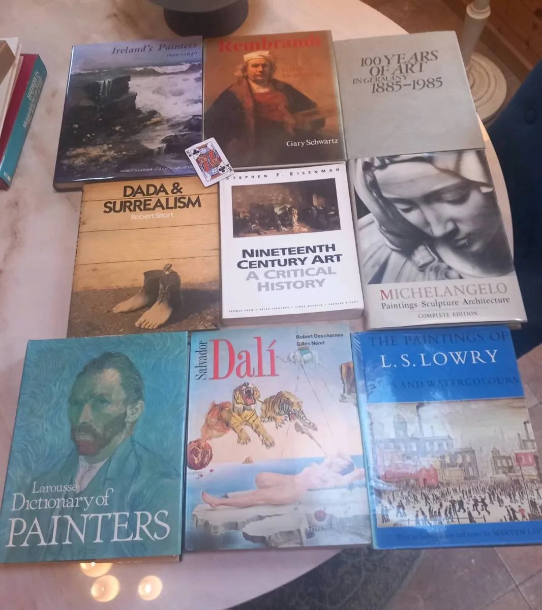 9 books on art, 7 hardback, D18, great condition - Image 1