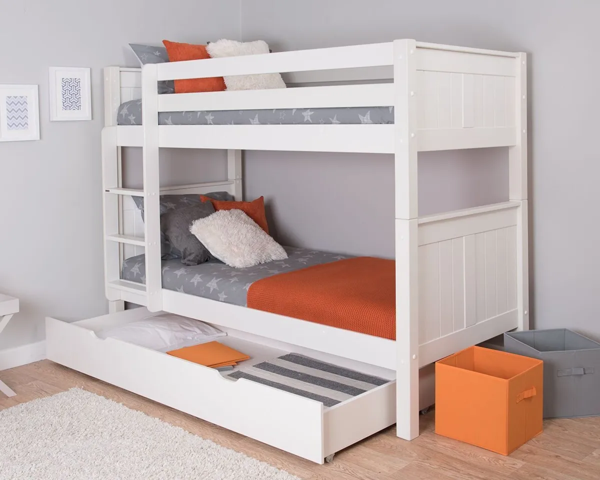 White bunk bed kids - Stompa Classic Originals - Image 2