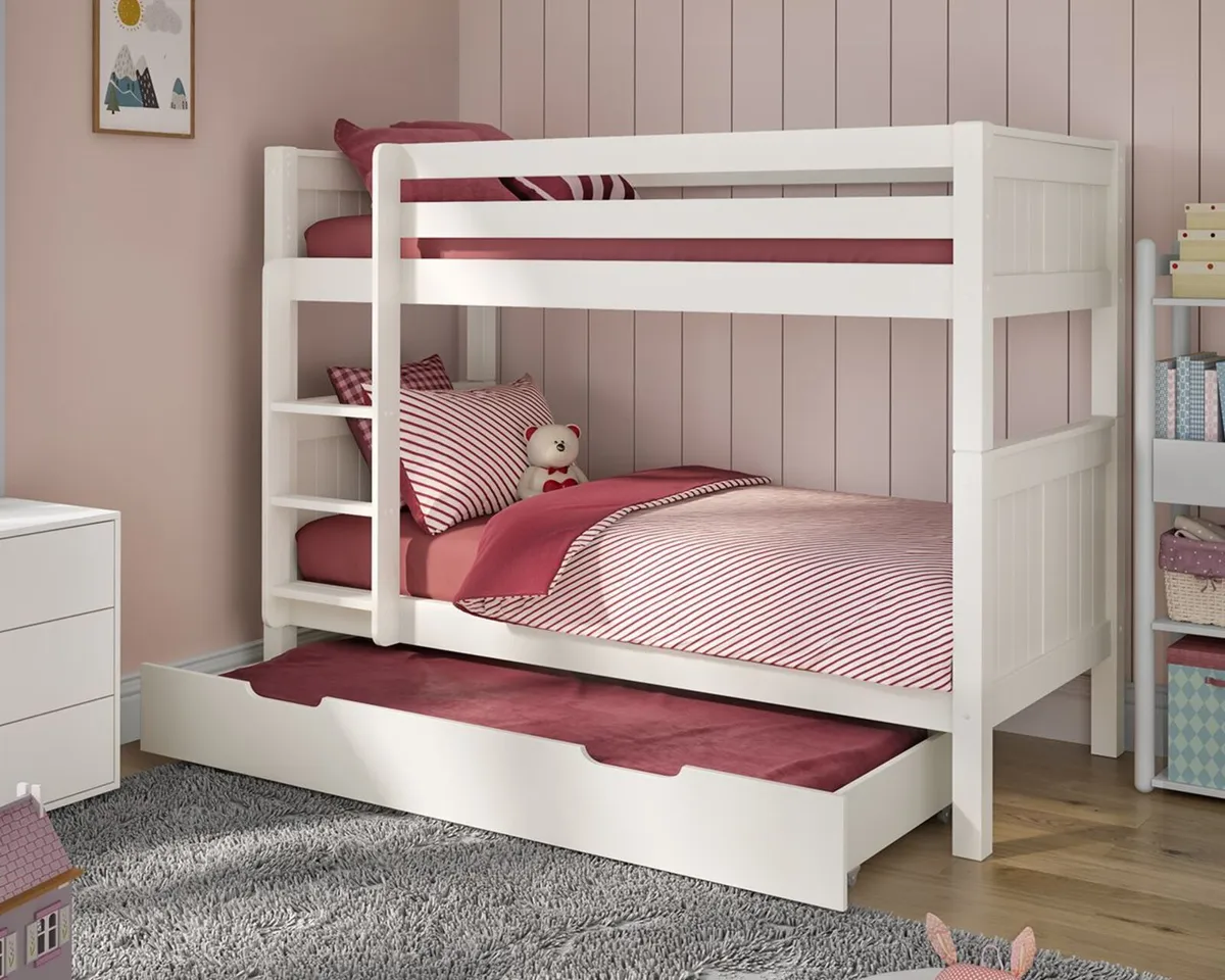 White bunk bed kids - Stompa Classic Originals - Image 3